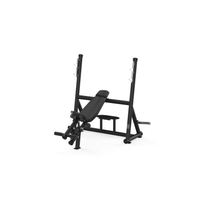 B310 Incline Bench Press Black Black Black Leather