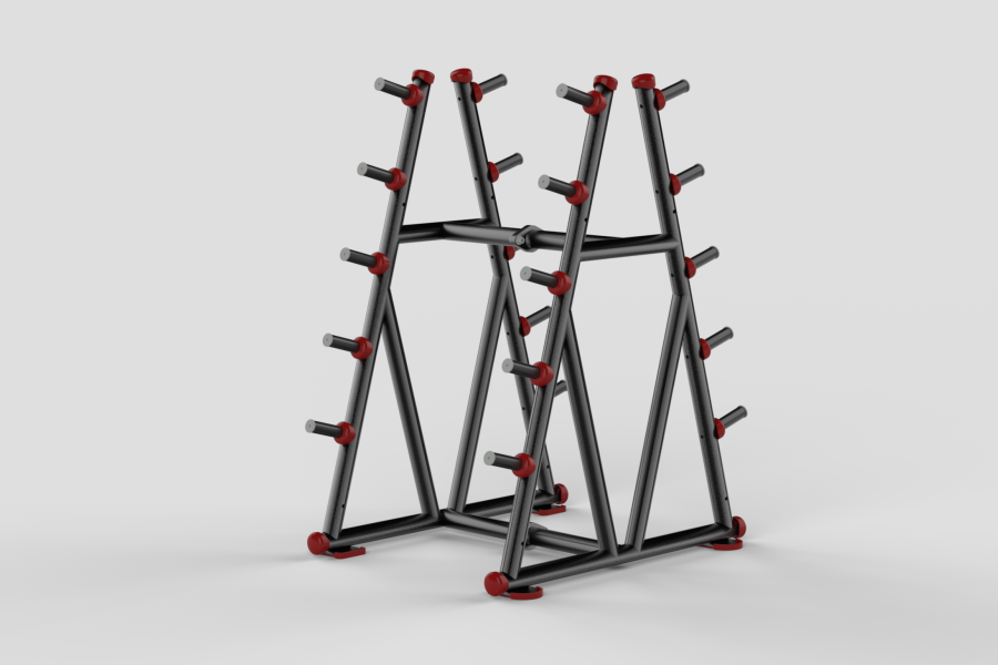 Barbell Rack Red