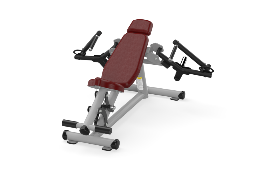 F260 Force Incline Pec Fly Gray Black Bordo Leather