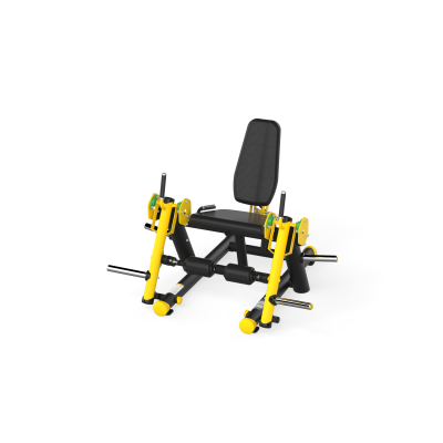 F70 Force Leg Extension Black Yellow Black Leather