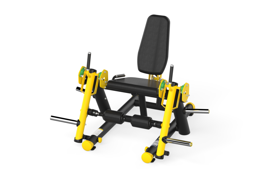 F70 Force Leg Extension Black Yellow Black Leather F70 Force Leg Extension Black Yellow Black Leather