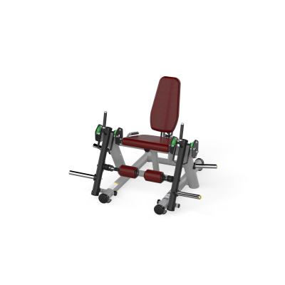 F70 Force Leg Extension Gray Black Bordo Leather