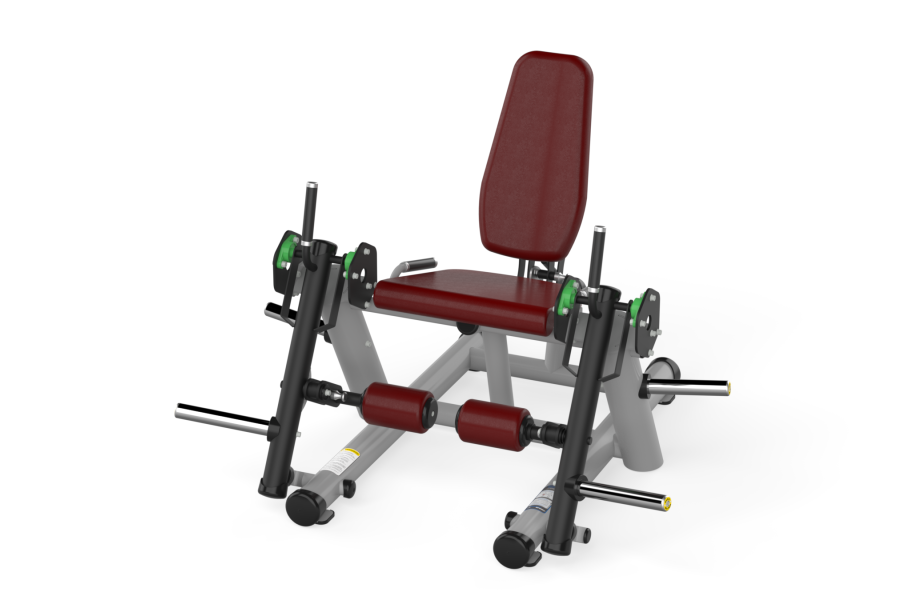 F70 Force Leg Extension Gray Black Bordo Leather F70 Force Leg Extension Gray Black Bordo Leather