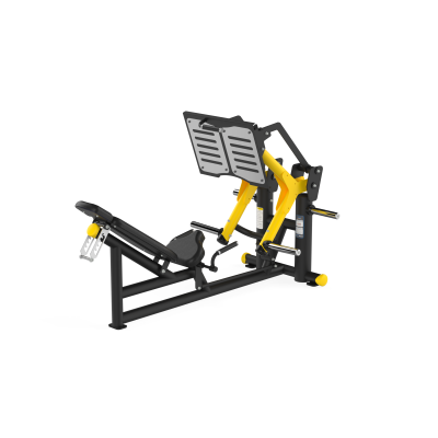 F80 Force Pivot Leg Press Black Yellow Black Leather