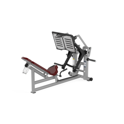 F80 Force Pivot Leg Press Gray Black Bordo Leather
