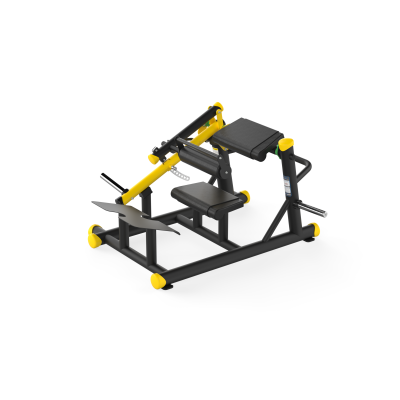 F180 Force Hip Thrust Black Yellow Black Leather