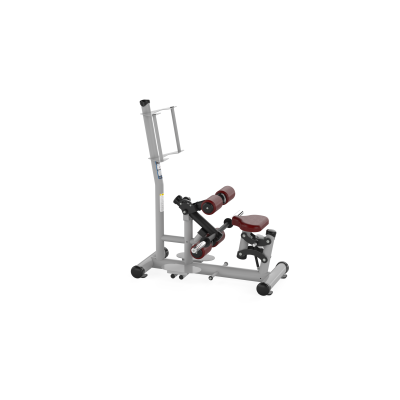 F185 Force Standing Hip Thrust Gray Black Bordo Leather