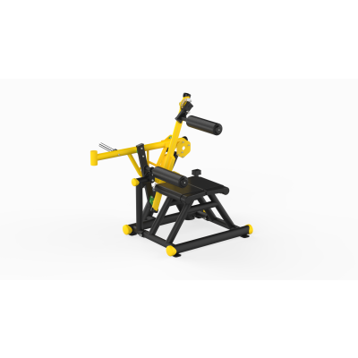 F280 Force Reverse Leg Curl Black Yellow Black Leather