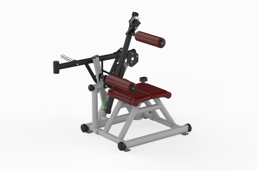 F280 Force Reverse Leg Curl Gray Black Bordo Leather