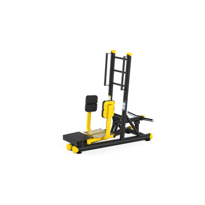 F290 Force Standing Abductor Black Yellow Black Leather