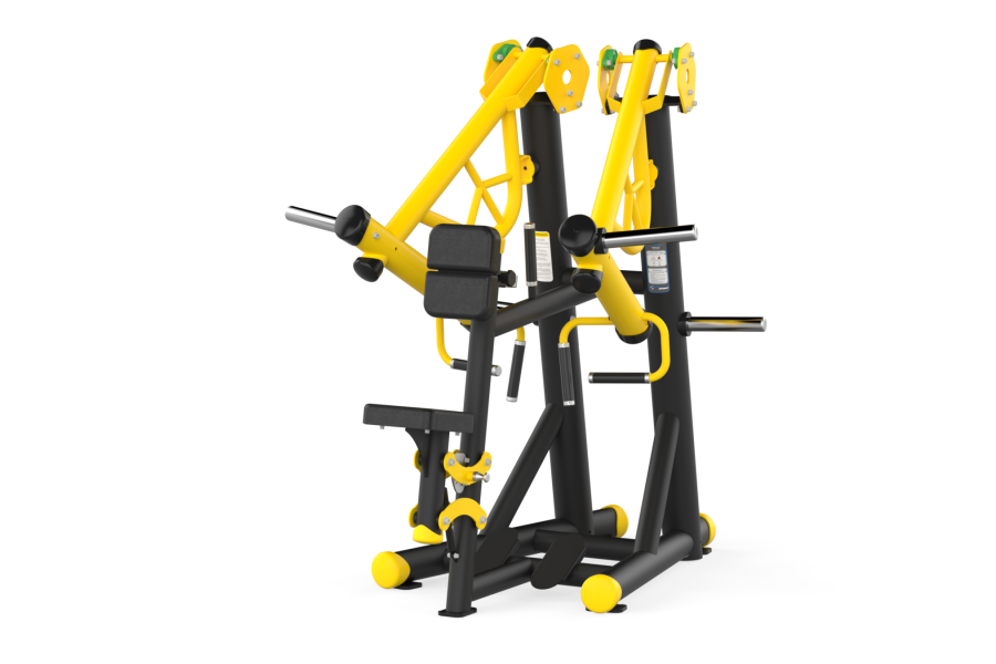 F300 Force Low Row Black Yellow Black Leather