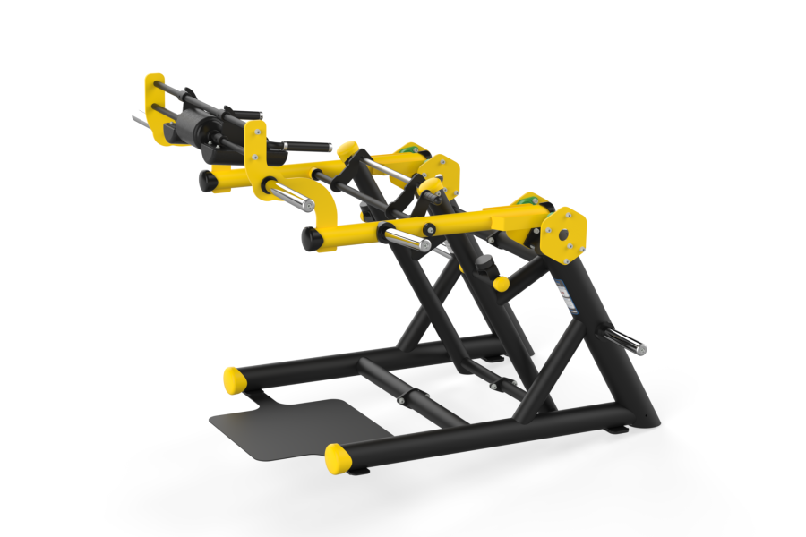 F130 Force Power Squat Black Yellow Black Leather