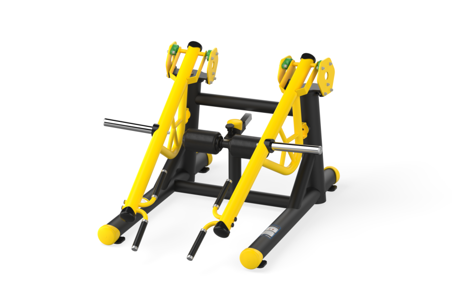 F140 Force Dead Lift Shrug Black Yellow Black Leather